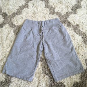 Gray cotton shorts